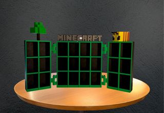 Expositor Minecraft Funko Kinder Joy