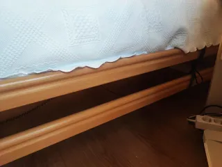 Cama articulada madera y tela