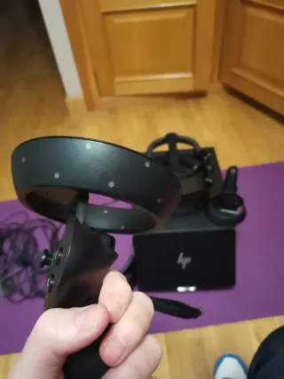 Cuffie VR HP Reverb G2 e controlli