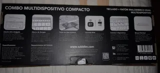 Solidario:Teclado y Ratón Inalámbrico Subblim
