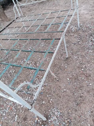 Antigua Cama Hierro Plegable
