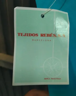 Telas por metros: azul y rosa