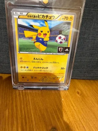 Pikachu Japonés Adidas 2014 Carta Pokémon