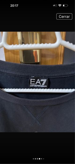 Sudadera Emporio Armani EA7 Negra