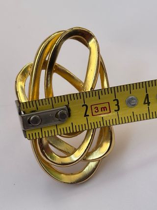 Anello oro design scarabocchio