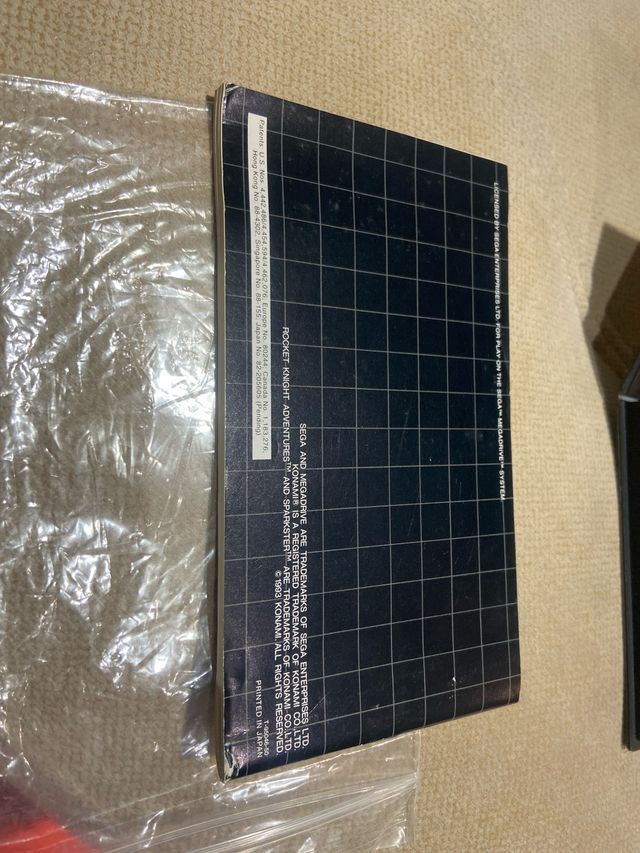 Megadrive Rocket Knight Adventures Konami