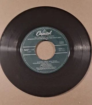 Disco 45 RPM Ray Anthony Papa Piernas Largas