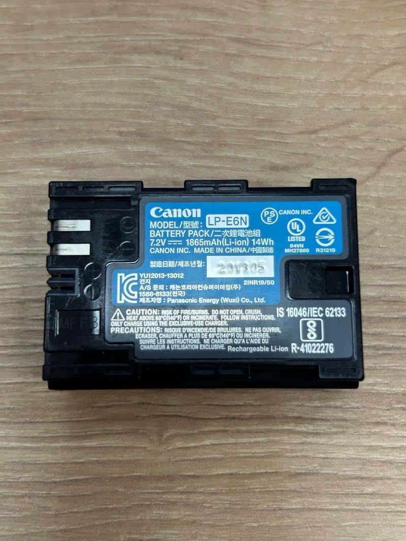 Batería Canon Negra LP-E6N afbeelding 2