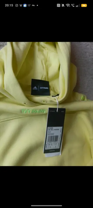 Felpa Ivy Park Adidas Gialla