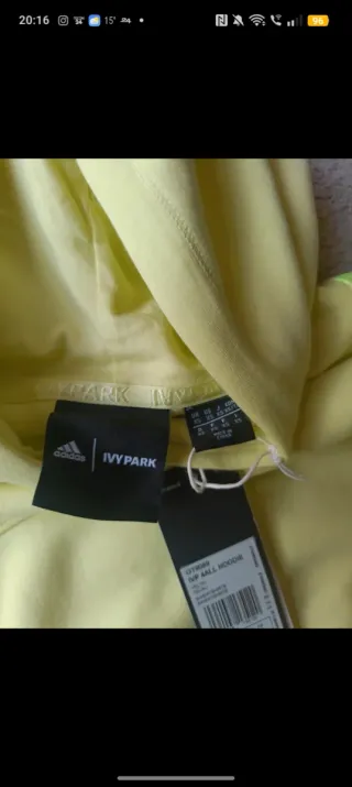 Felpa Ivy Park Adidas Gialla