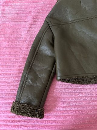 Chaqueta aviador Bershka verde