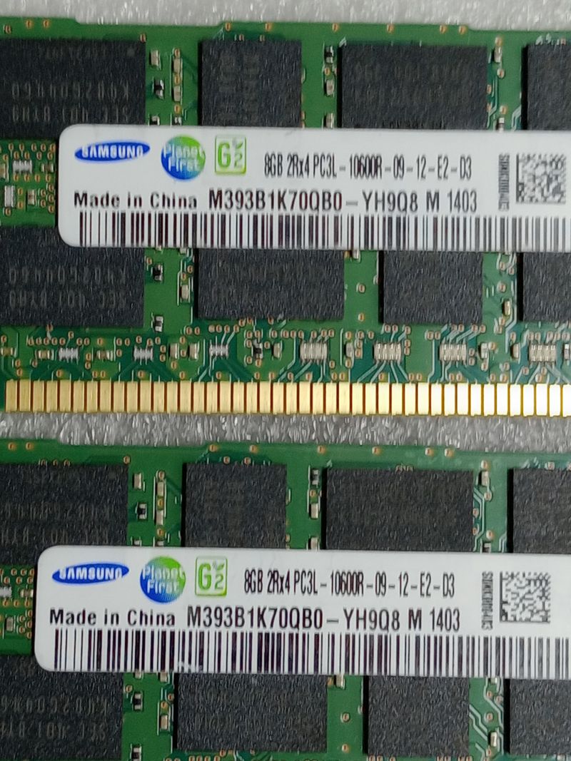 2 Memorias RAM DDR3 ECC RDIMM 8GB (16GB) total afbeelding 2