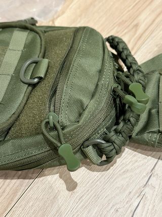 Bolsa Táctica Pecho-Bandolera Verde Oliva NUEVA