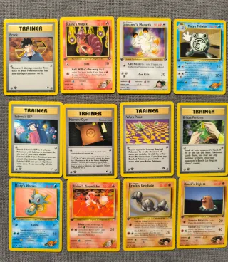Cartas Pokémon Gym Primera Edición🇬🇧