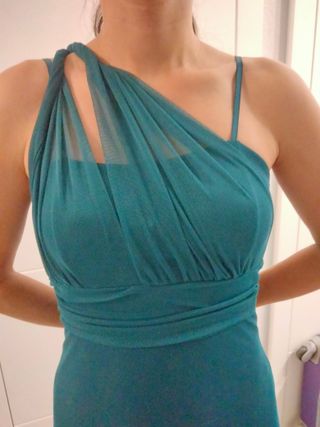 Vestido largo verde Talla 36