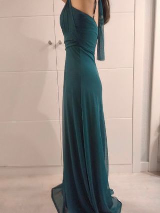Vestido largo verde Talla 36