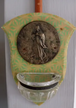 Coppia acquasantiere vintage