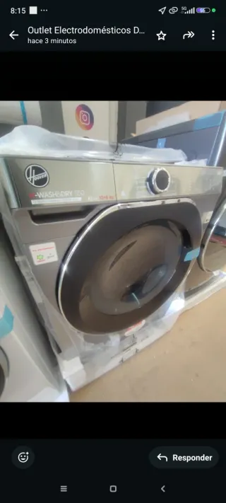 Lavasecadora Hoover Inox 10kg