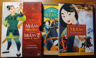 Pack DVD Mulan y Mulan 2 Edición Española