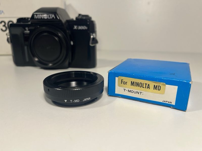 Cámara réflex analógica Minolta X-300S + Caja afbeelding 10