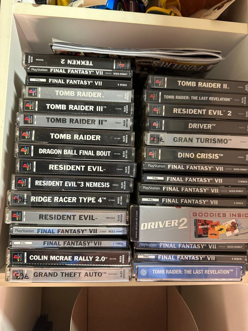 Lote juegos ps1 pal uk