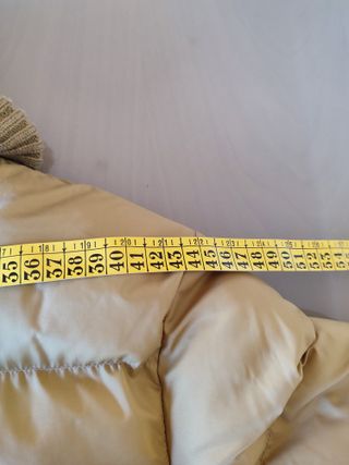 Plumífero mostaza Talla L