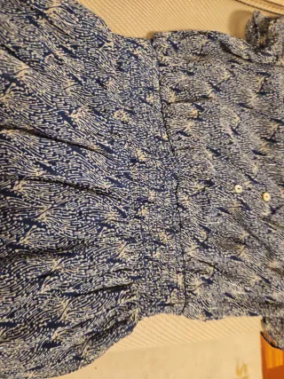 Vestido Mango corto volantes estampado