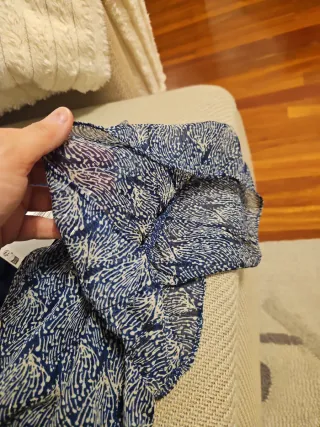 Vestido Mango corto volantes estampado