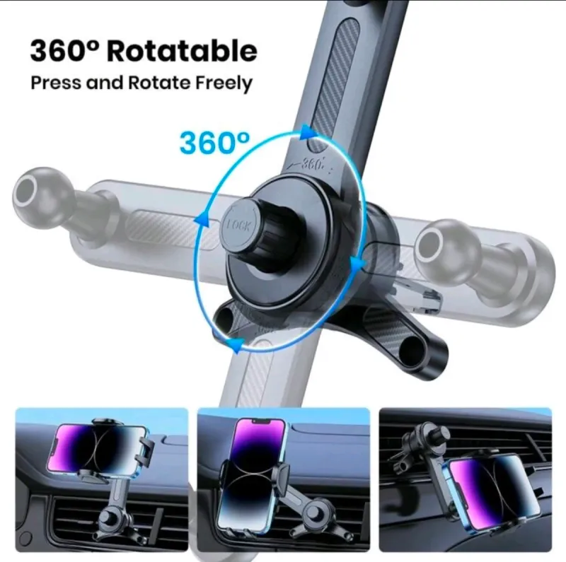 Soporte Móvil Coche TOPK afbeelding 6