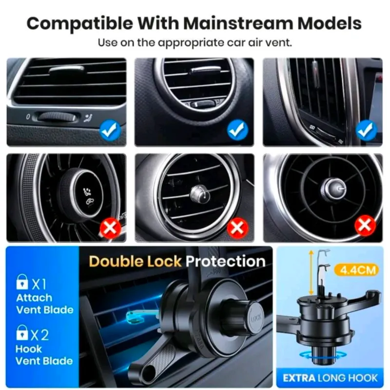 Soporte Móvil Coche TOPK afbeelding 9