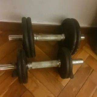 Juego de Pesas Cromadas