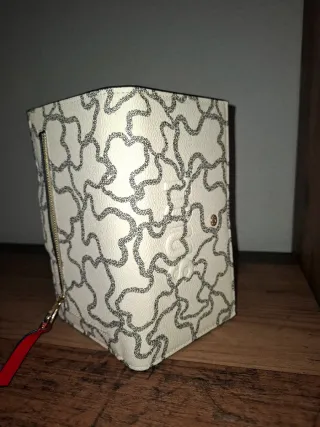 Cartera Tous Beige y Roja