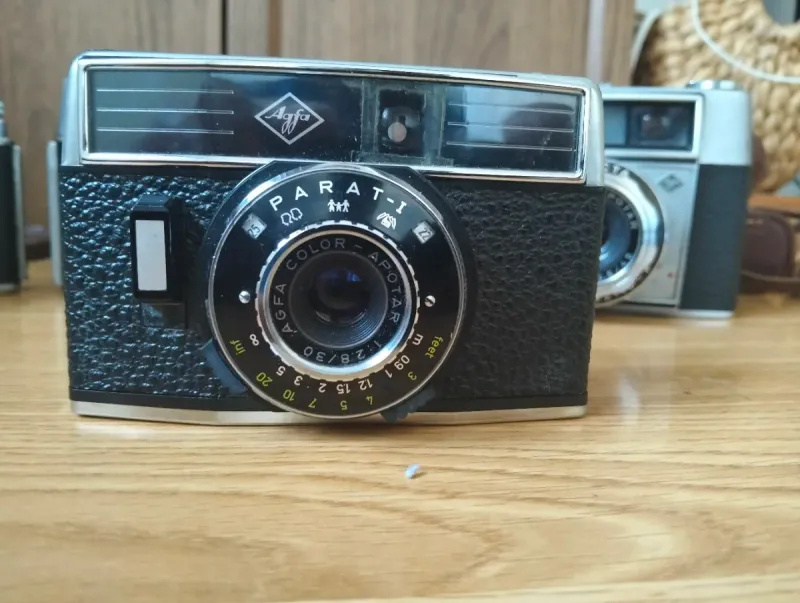 Lote 4 Cámaras Vintage Agfa Silette/Selecta afbeelding 2