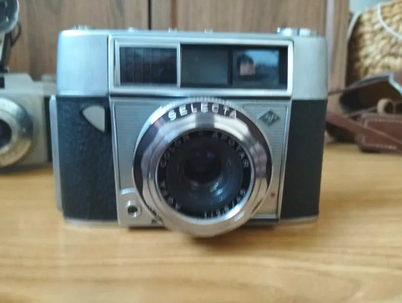 Lote 4 Cámaras Vintage Agfa Silette/Selecta afbeelding 4