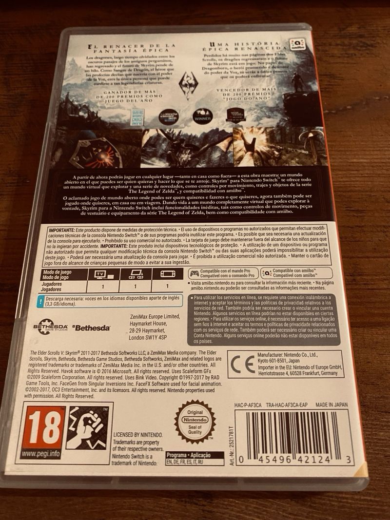 The Elder Scrolls V Skyrim Nintendo Switch afbeelding 2
