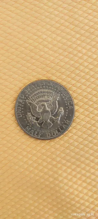 Moneda Medio Dólar Kennedy 1971