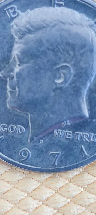 Moneda Medio Dólar Kennedy 1971