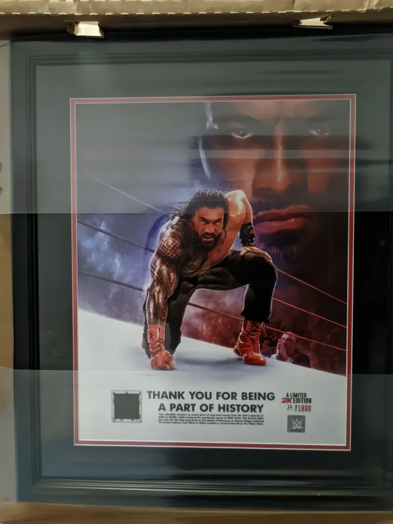 Cuadro WWE 2K25 Roman Reigns Edición Limitada