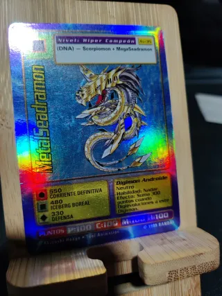 Cartas Digimon MetalSeadramon y Piedmon Español 19