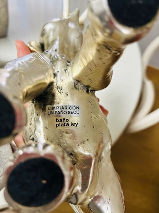 Set 3 Elefantes Bañados en Plata