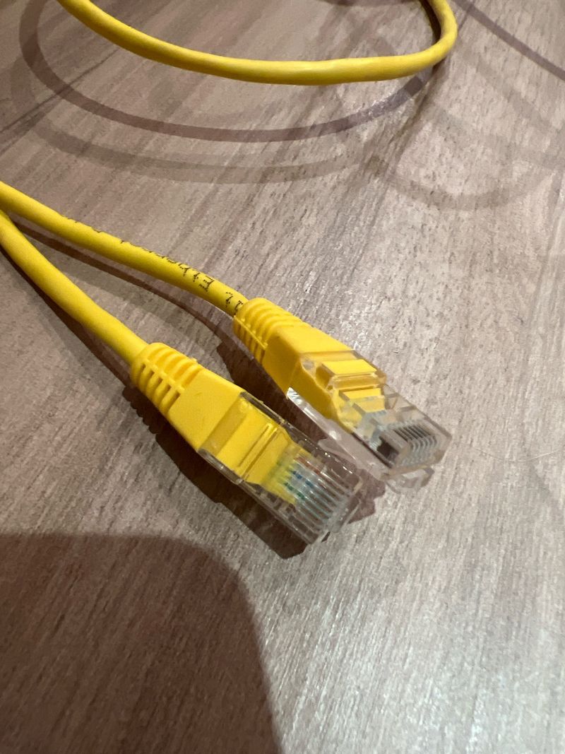 Cable Ethernet Cat 5e Amarillo