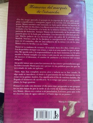 Libro Memorias del marqués de Soloancho