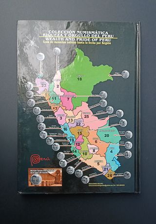 ÁLBUM PARA COLECCIÓN RIQUEZA Y ORGULLO DEL PERÚ.