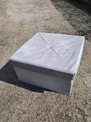 Pouf contenitore Mastrobianco 63x33 cm