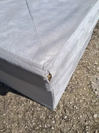 Pouf contenitore Mastrobianco 63x33 cm