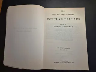Libro " English and Scottish Popular Ballads" vol2
