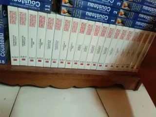 Estantería de madera con libros