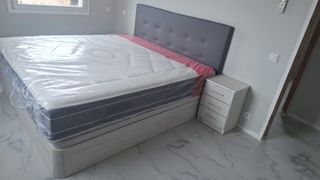 OFERTA Completo!! Canapé+Colchón+Cabezal+Mesita