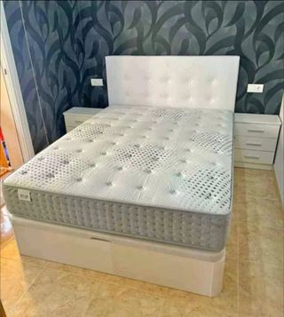 OFERTA Completo!! Canapé+Colchón+Cabezal+Mesita