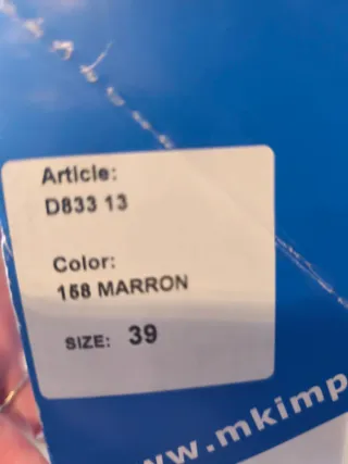 Botas de nieve mujer marrón oscuro. Marca MK.